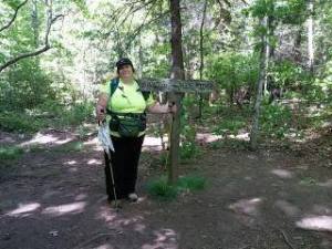 Viki at the Swag of the Blue Ridge